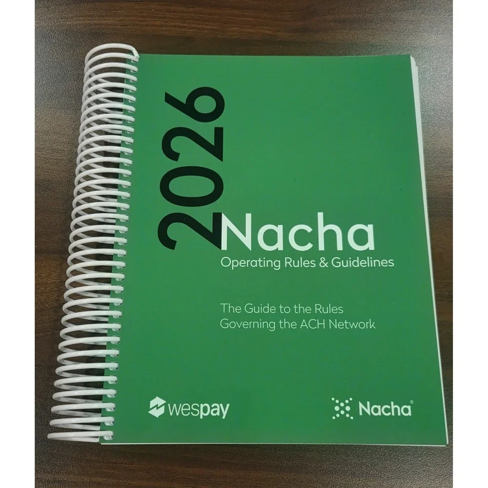 2026 Nacha‎ Operating Rules & Guidelines - Spiral Bound - NEW
